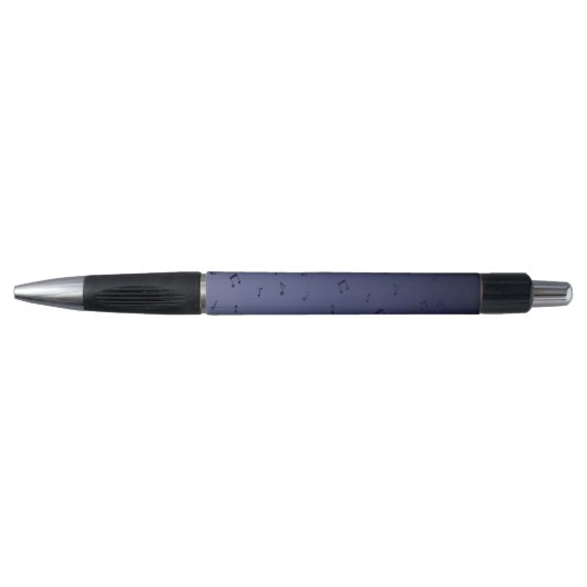 Stylo Dark Ombre Musical Notes marine (Devant)