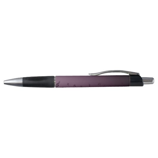 Stylo Dark Ombre Musical Notes Mauve (Haut)