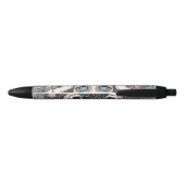 Stylo d'art surréaliste psychédélique - Visage émo (Dos)