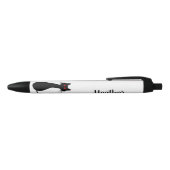 Stylo de coeur de chat avec le nom (Haut)