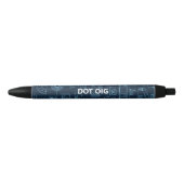 Stylo de compensation noir DOT OIG (Devant)