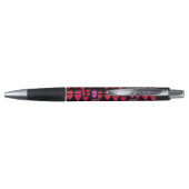 Stylo de conception chaleureux rouge (Dos)