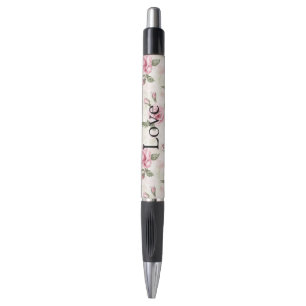 Stylo De jolies roses roses