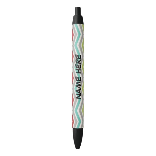 Stylo de motif de zigzag (devant Vertical)