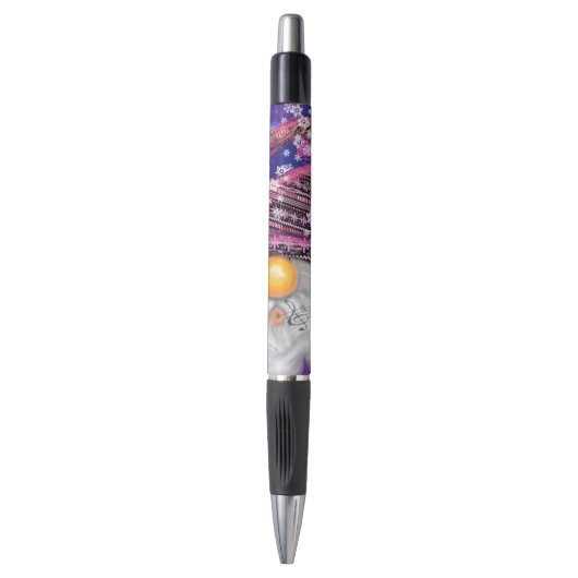 Stylo de Noël Gnome (Devant (Vertical))