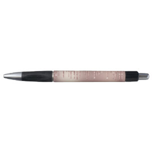 Stylo de Parties scintillant rose Gold Blush avec 