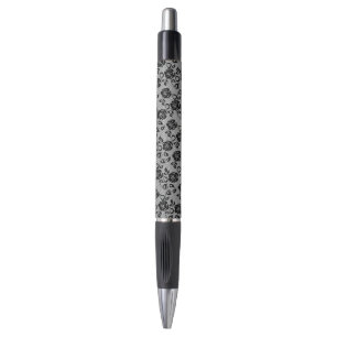 Stylo de pêche Faux Black Lace Rose