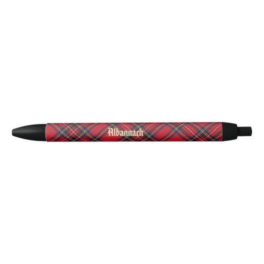 Stylo de tartan d'Albannach de gaélique écossais (Devant)