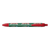 Stylo d'écriture de Renne de Poodle de Noël (Dos)