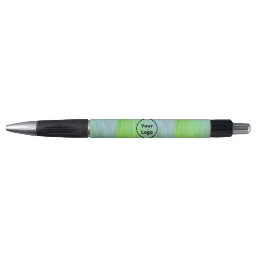 Stylo Dégradé bleu et vert texturé (Devant)