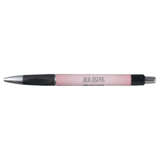 Stylo Dégradé géométrique rose simple (Devant)