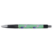 Stylo Délicate aquarelle fleurs sauvages en menthe (Devant)