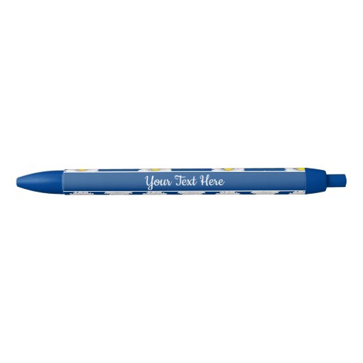 Stylo D'Encre Bleu Personnalisé turquoise Plutôt P (Devant)