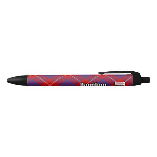 Stylo d'encre Clan Hamilton Red Tartan (Haut)