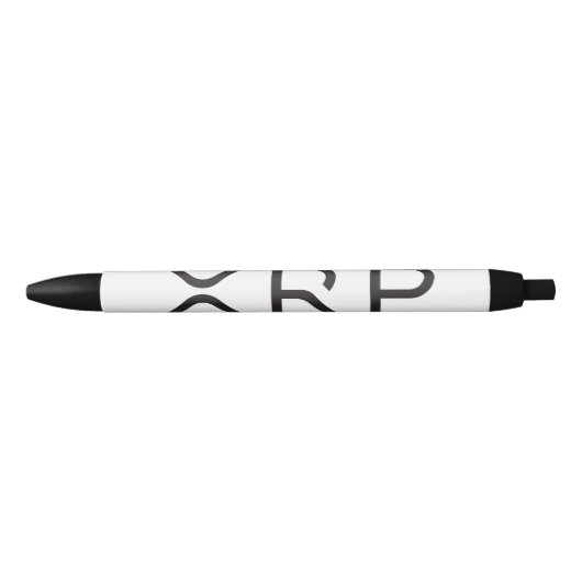 Stylo d'encre noir XRP pour logo complet (Devant)