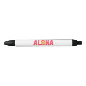 Stylo d'encre noire Aloha (Devant)