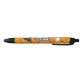 Stylo d'encre noire Halloween personnalisé (Bas)