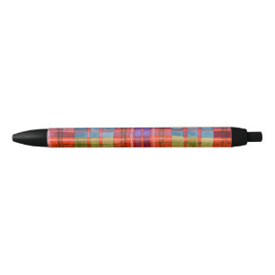 Stylo d'encre noire MAC RAE TARTAN