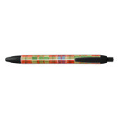Stylo d'encre noire MAC RAE TARTAN (Dos)