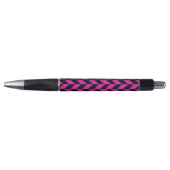 Stylo d'encre noire Motif coloré (Devant)
