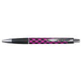 Stylo d'encre noire Motif coloré (Dos)