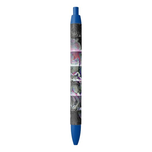 Stylo d'encre noire Techno Bouquet (devant Vertical)