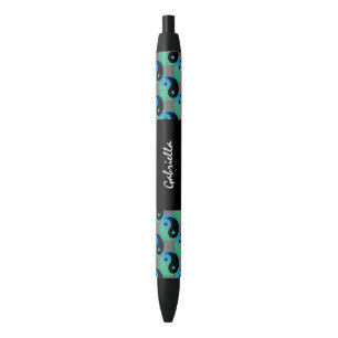 Stylo d'encre personnalisé Blue Green Yin Yang