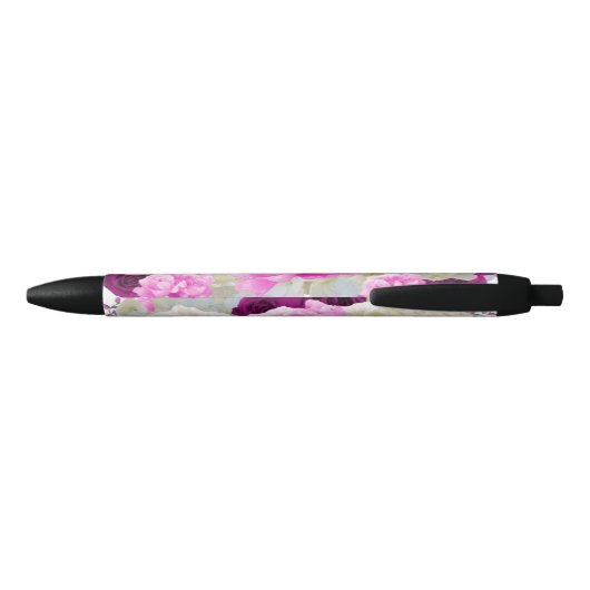 Stylo d'encre rose et crème (Dos)