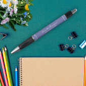 Stylo d'enseignant floral moderne brillant