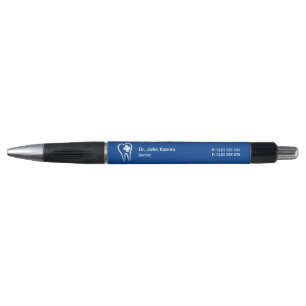 Stylo Dentiste bleu Dents chanceux