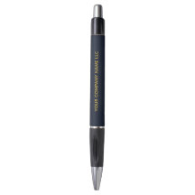 Stylo d'entreprise Moderne Navy Blue & Gold