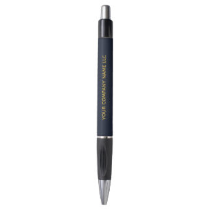 Stylo d'entreprise Moderne Navy Blue & Gold