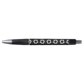 Stylo Design classique noir et blanc (Devant)