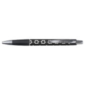 Stylo Design classique noir et blanc (Dos)
