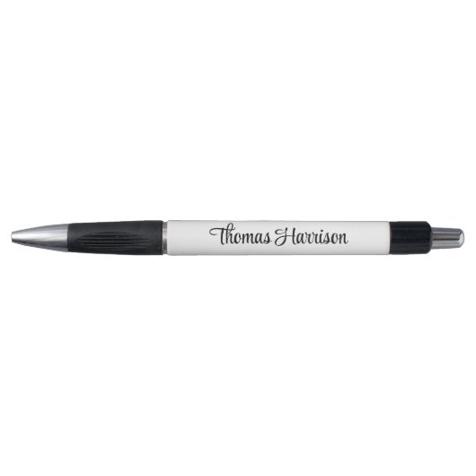 Stylo Design Signature Script Monogramme Promotionnel (Devant)