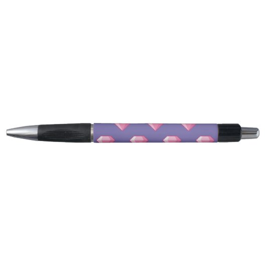 Stylo Diamant rose Pixel (Devant)