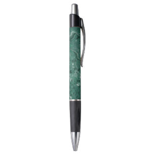Stylo d'impression en marbre vert classique