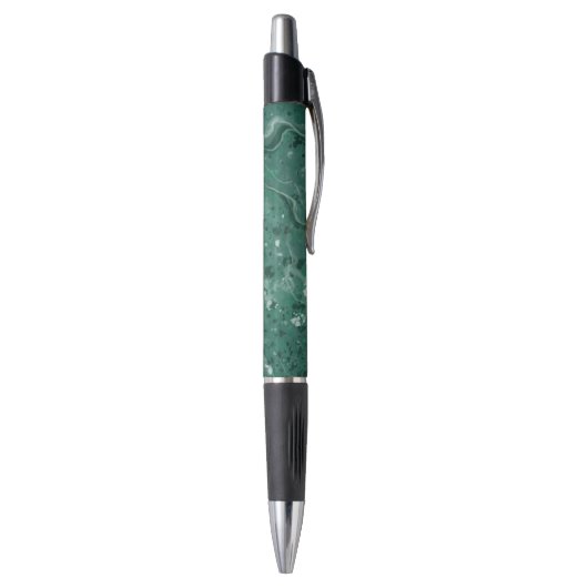 Stylo d'impression en marbre vert classique (Bas (Vertical))