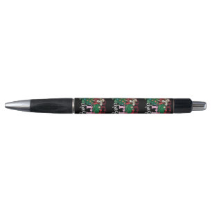 Stylo Dinosaur portant Noël au Père Noël