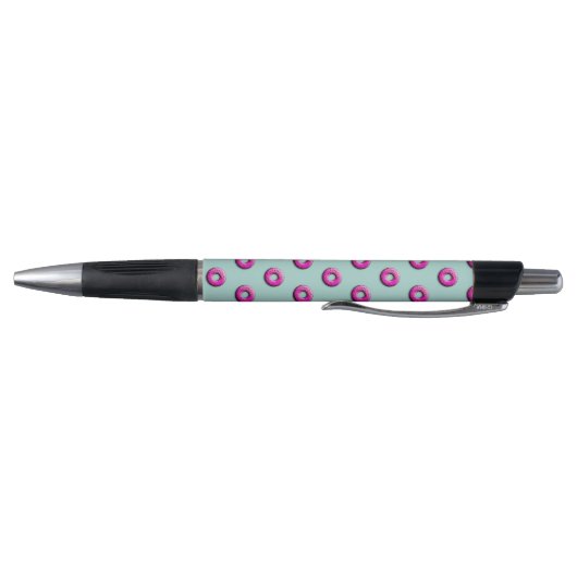 Stylo Donut rose - sprinkles colorés 1 (Bas)
