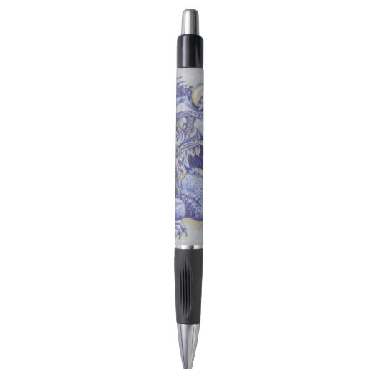 Stylo Dragon bleu (Devant (Vertical))