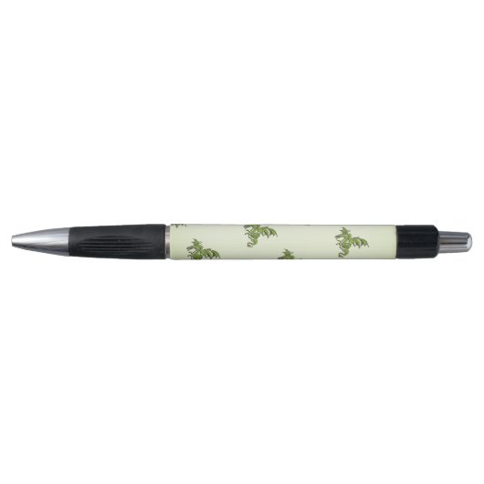 Stylo Dragon de combat vert (Devant)
