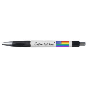 Stylo Drapeau américain d'arc-en-ciel de LGBT
