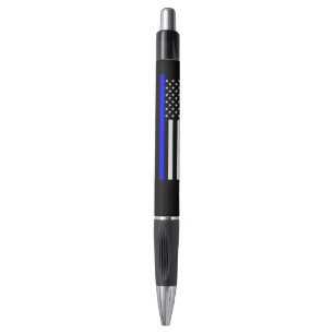 Stylo Drapeau américain Thin Blue Line graphique sur un