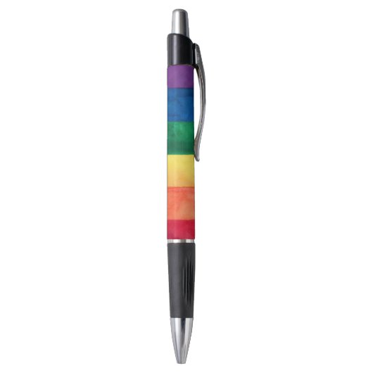 Stylo Drapeau arc-en-ciel gay pride (Bas (Vertical))