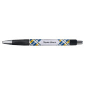 Stylo Drapeau barbade barbare personnalisé avec nom (Devant)