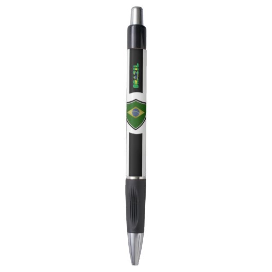 Stylo Drapeau brésilien (Devant (Vertical))