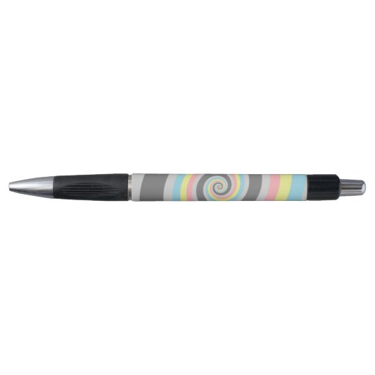 Stylo Drapeau de fierté Demiflux Spirale Abstraite Groov (Devant)