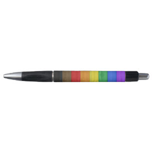 Stylo Drapeau de fierté gay inclusif texturé de Slippery