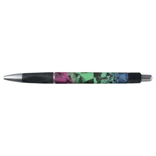 Stylo Drapeau de Fierté Polysexuel Groovy Éclectique Rét (Devant)